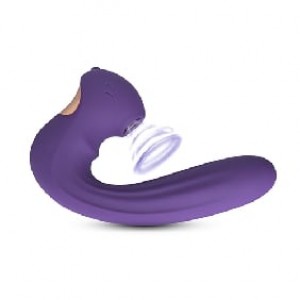 Vibrator 15 Functions, Clitoral Pulsating, Vibrating Shaft, PURPLE